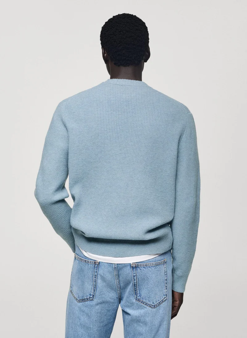 Mango Man Squared Structure Sweater