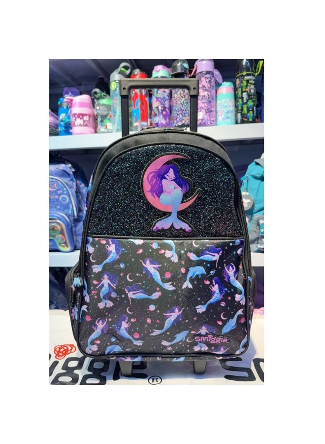 Smiggle Large Capacity Cartoon Rolling Backpack from Australia