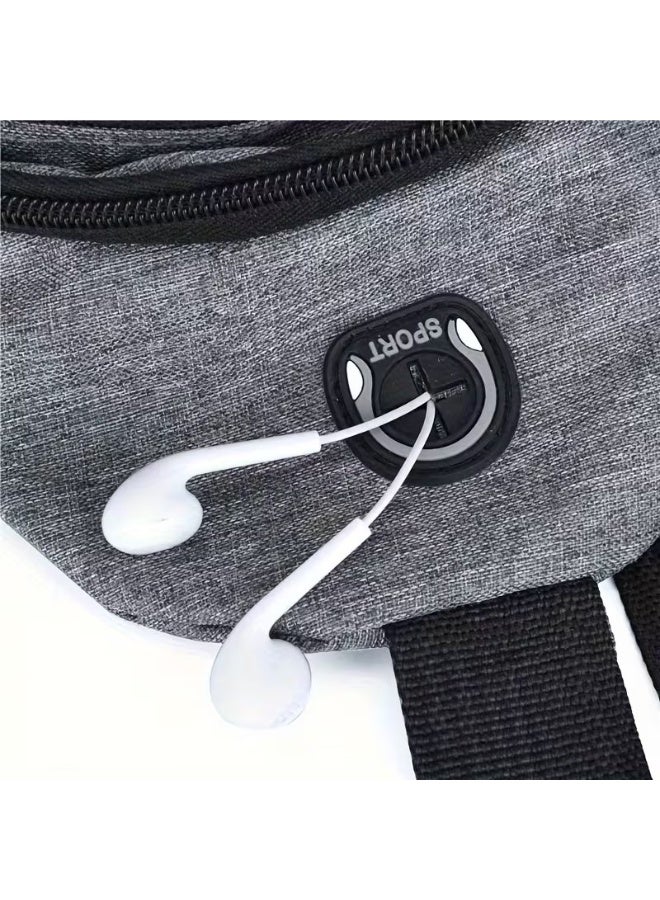 Goolsky [Durable Crossbody Bag] Lightweight, Durable Crossbody Bag - Multi-Functional with Adjustable Strap, Oxford Fabric, Zip Closure for Camping & Hiking - Image 5