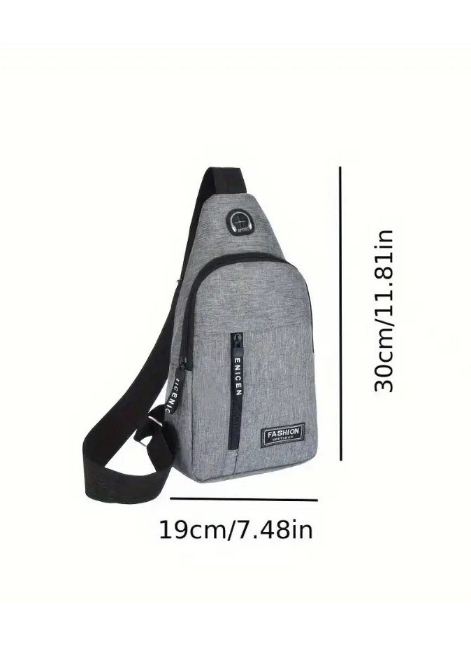 Goolsky [Durable Crossbody Bag] Lightweight, Durable Crossbody Bag - Multi-Functional with Adjustable Strap, Oxford Fabric, Zip Closure for Camping & Hiking  - Image 4