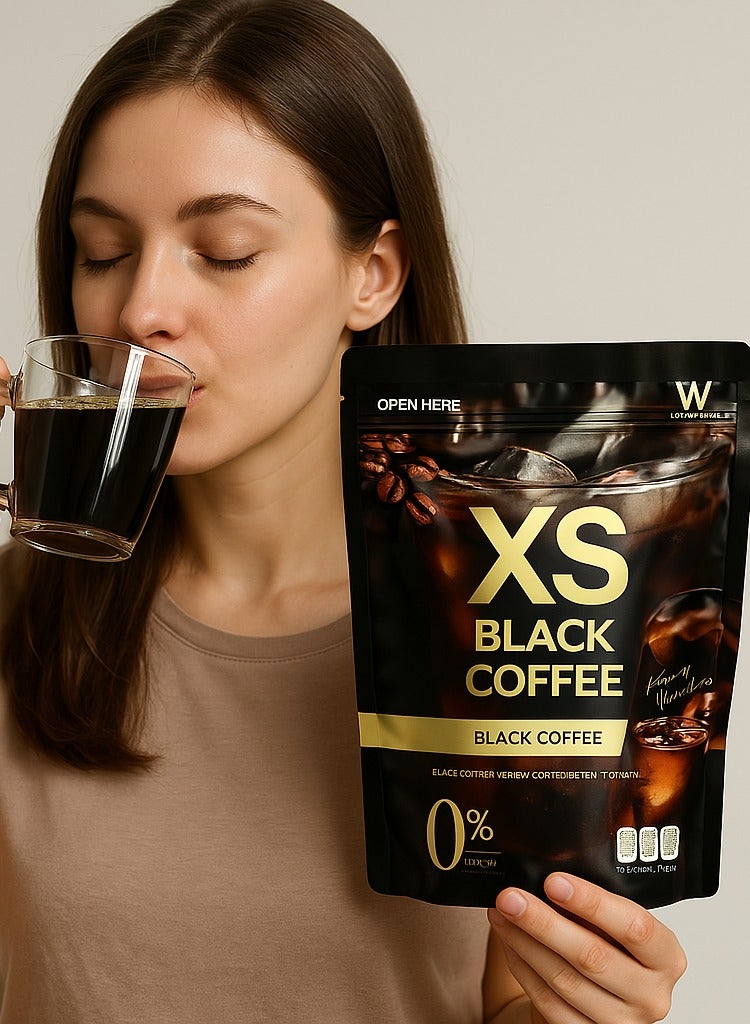 وينك وايت قهوة وينك وايت إكس إس السوداء للتنحيف - ٥٠ غرام | قهوة خالية من السكر لحرق الدهون وتعزيز الطاقة | مشروب مناسب للحمية الغذائية - Image 2