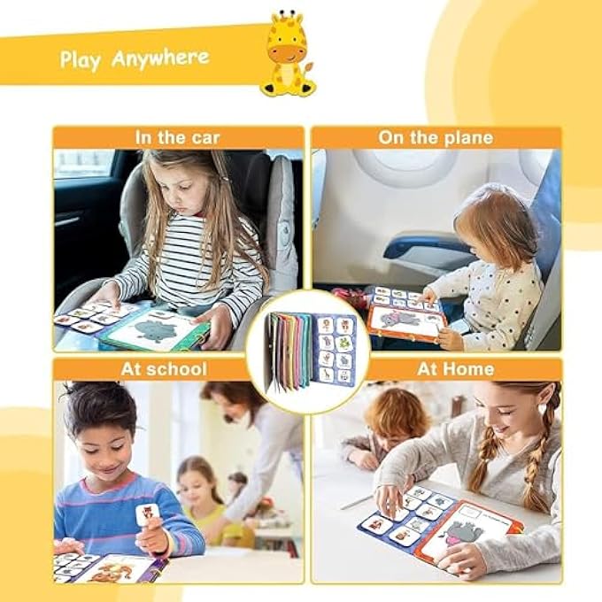BUSY, QUIET, MONTESSORI INTERACTIVE BUSY FOR DEVELOP LEARNING SKILLS, FINE MOTOR SKILLS, LEARNING BINDER QUIET (4-PIECE SUIT SET) - Image 4