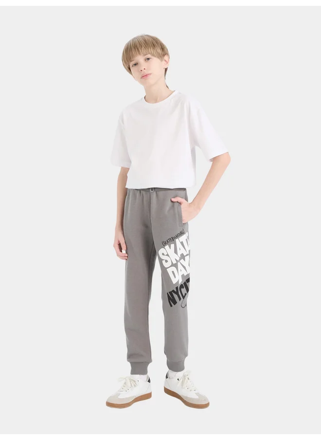 DeFacto DeFacto Kids Printed Elastic Sweatpants