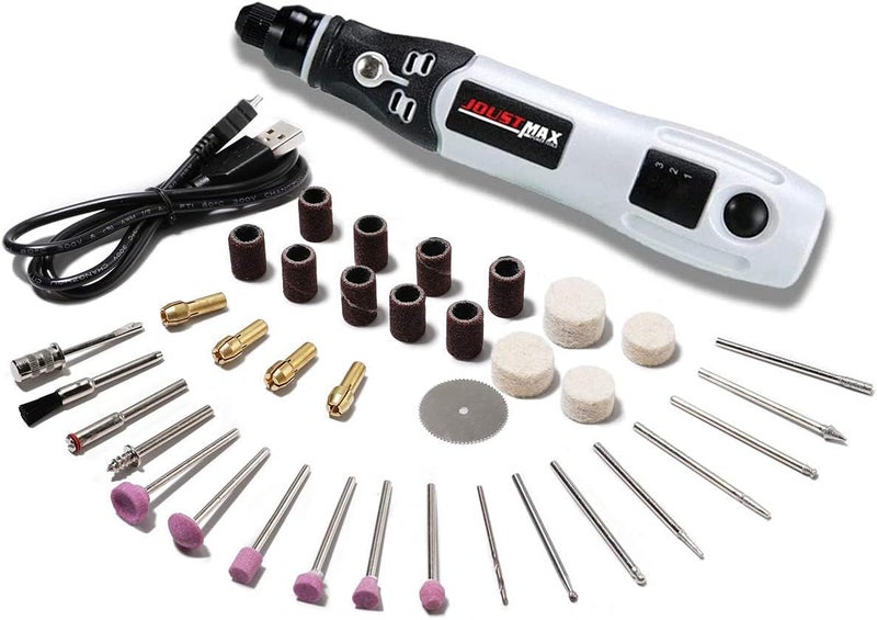 Cordless Rotary Tool, Mini Electric Grinder Multi-Tool Set 4.2V Lithium-Ion Wireless Engraving Machine With 3 Variable Speed Settings Diy Manual Engraving/Polishing/Punching/Cutting/Rust Removal - Image 1