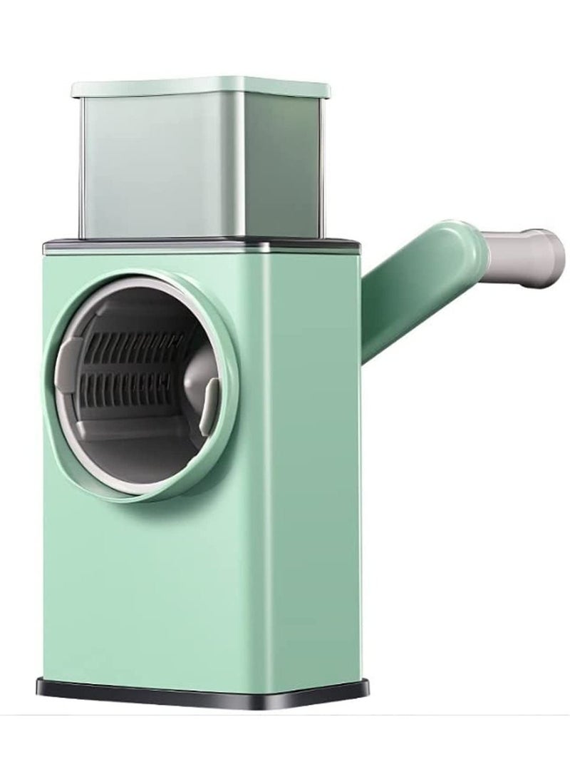 Raxoom vege-cutter1x20 Multifunctional Vegetable Grater Fruit Vegetable Slicer Easy Clean 4 in 1 Adjustable Handheld Vegetable Slicer Spiral Drum Slicer Assorted, - Image 1