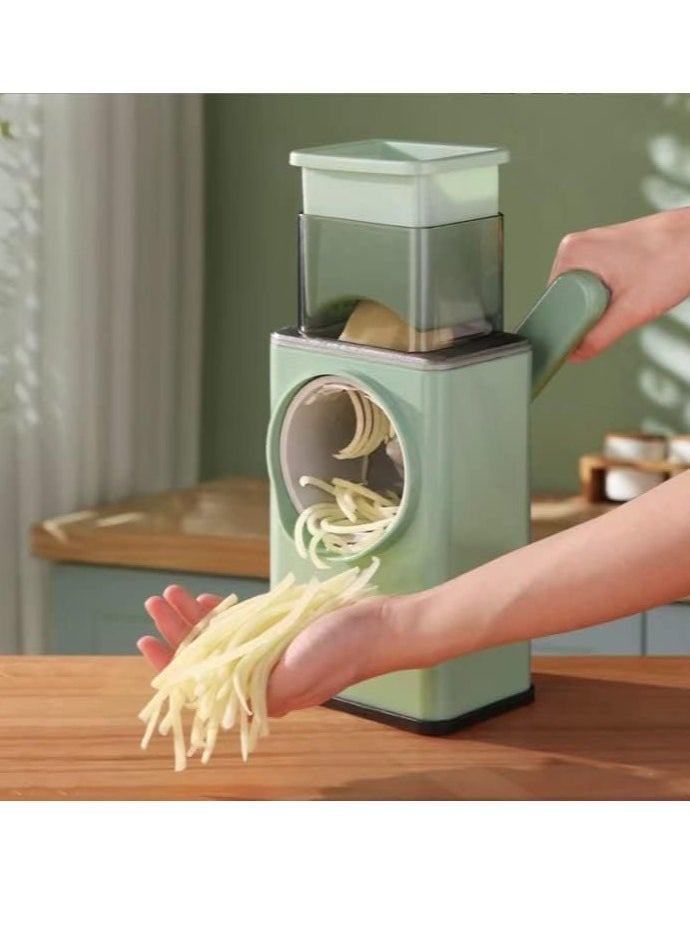 Raxoom vege-cutter1x20 Multifunctional Vegetable Grater Fruit Vegetable Slicer Easy Clean 4 in 1 Adjustable Handheld Vegetable Slicer Spiral Drum Slicer Assorted, - Image 3