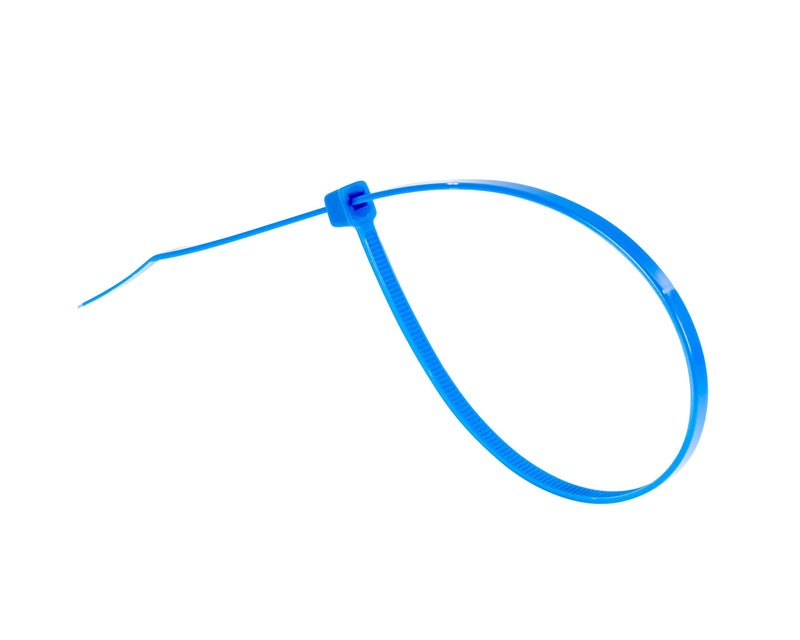 GTSE 12 Inch Blue Zip Ties, 100 Pack, 40lb Strength, UV Resistant Long Nylon Cable Ties, Self-Locking 12" Tie Wraps - Image 3