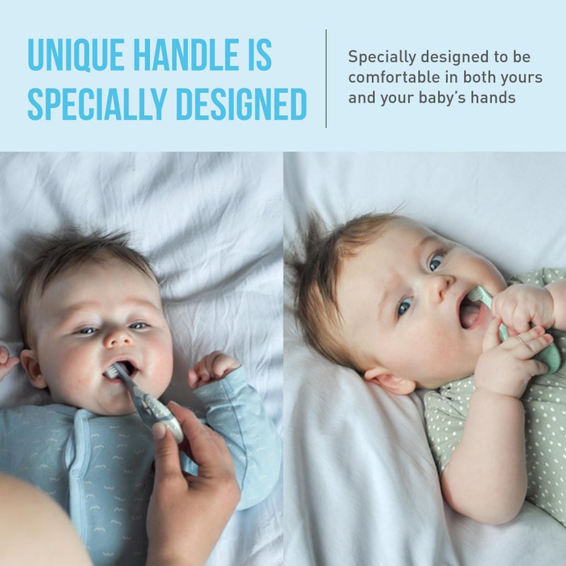 Jordan* Â® | Step 1 Green Clean Toddler Toothbrush | Pack 3 Units - Image 3