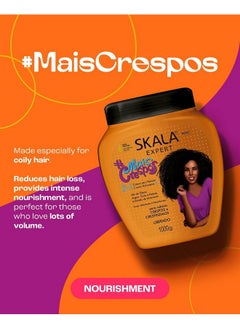 SKALA SKALA Mais Crespos Super Curly Hair Type 4ABC - Hydrate , Eliminate Frizz 2 IN 1 Conditioning Treatment Cream and Cream To Comb 35.2oz  - Image 2