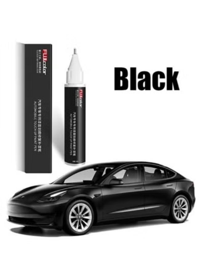 Fuji Car Paint Repair Pen Black, Quick Dry Scratch Remover Touch-Up Paint Fixer for Car Body Chips & Scratches, Auto Repair Accessories - Image 1