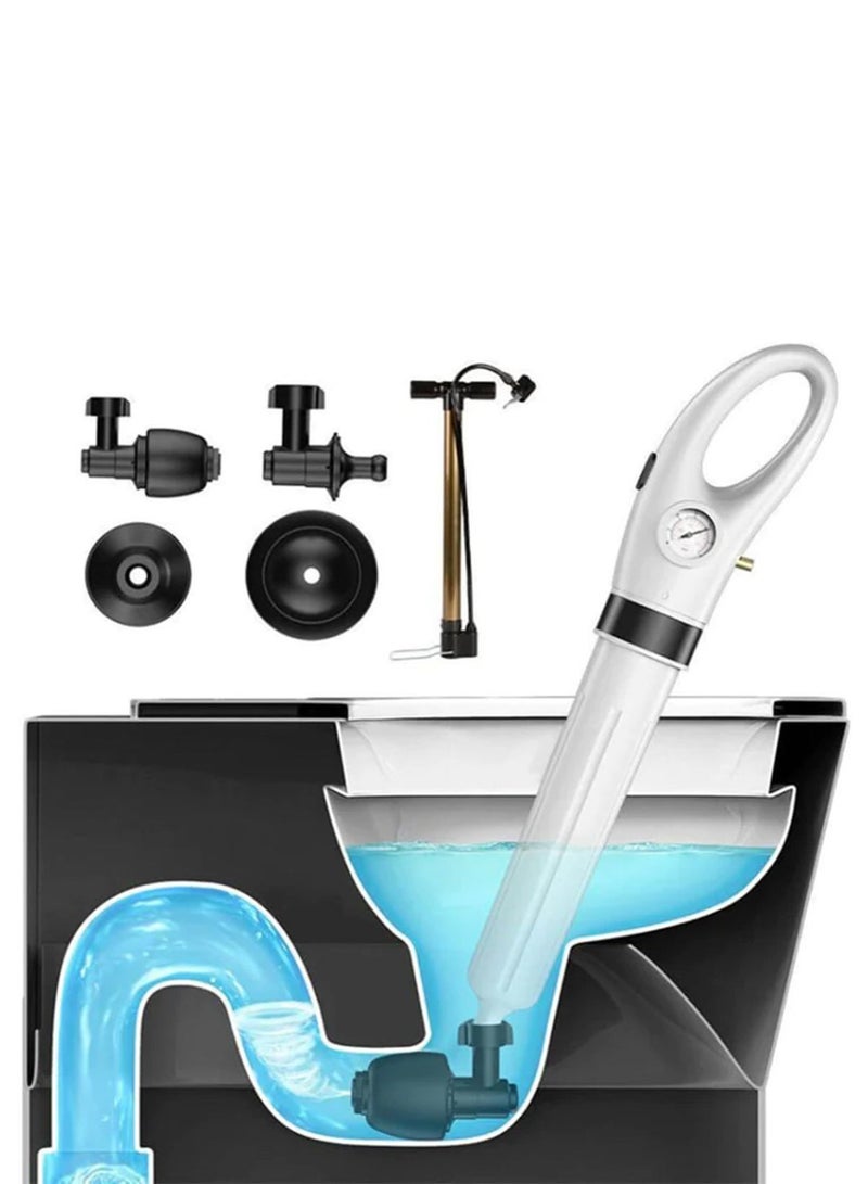 Clean Your Bathroom with Ease and Efficiency Using the Air Drain Cleaning Device - Image 1