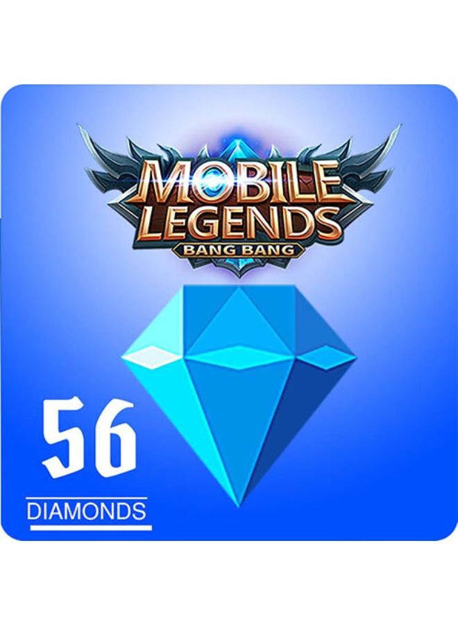 Global Mobile Legends 56 Diamonds Gift Card