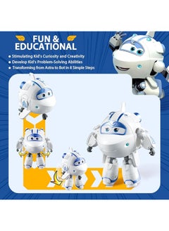 SUPER WINGS Super Wings - Transforming Astra Toy Figure | Spaceship | Bot | 5â€ Scale  - Image 4