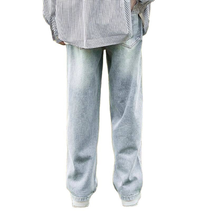 Boys Jeans Straight Loose Wide Leg Casual Pants - Image 5