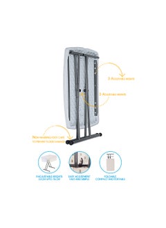 SunBoat Commerce Adjustable Folding Table 9Heights HDPE Granite Series  - Image 3