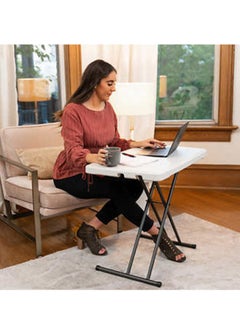 SunBoat Commerce Adjustable Folding Table 9Heights HDPE Granite Series  - Image 5