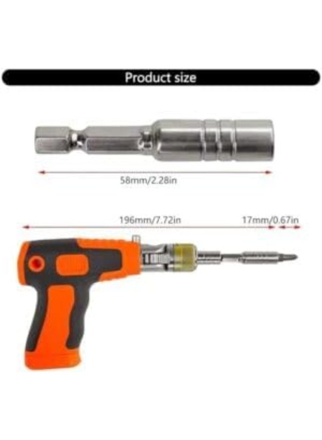 طقم مفكات يدوية مكون من 14 قطعة برأس قابل للتعديل بزاوية 180 درجة - Image 2