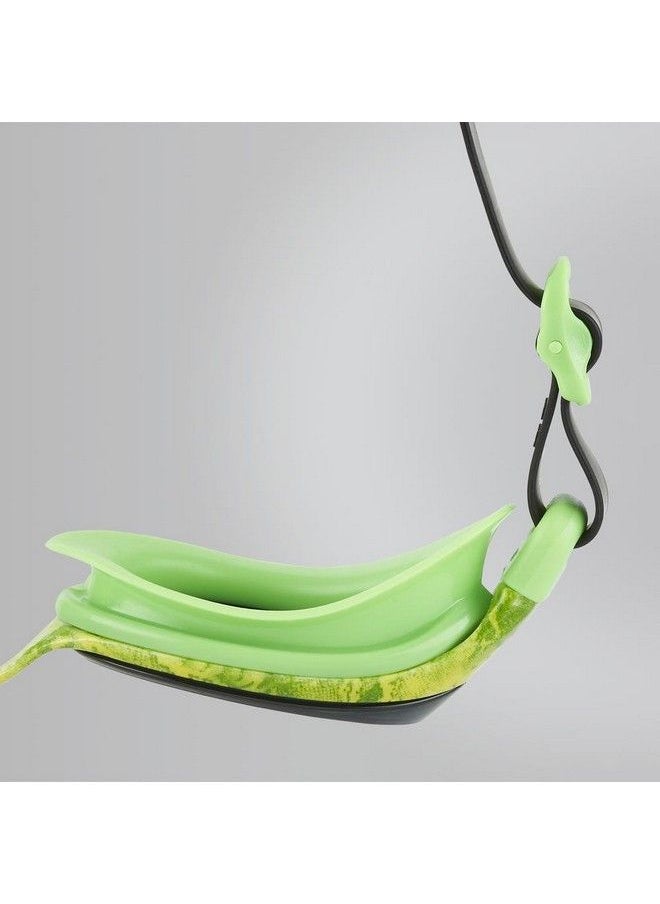 speedo نظارات هولو وندر جونيور مقاس واحد (أخضر؛ دخاني)  - Image 4