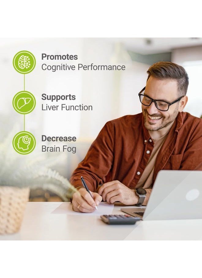 Nested Naturals - Choline Bitartrate 500mg - High Potency Choline Supplements - Supports Cognitive Performance & Liver Function - 100% Vegan & Non-GMO Choline - 90 Vegan Capsules - Image 1