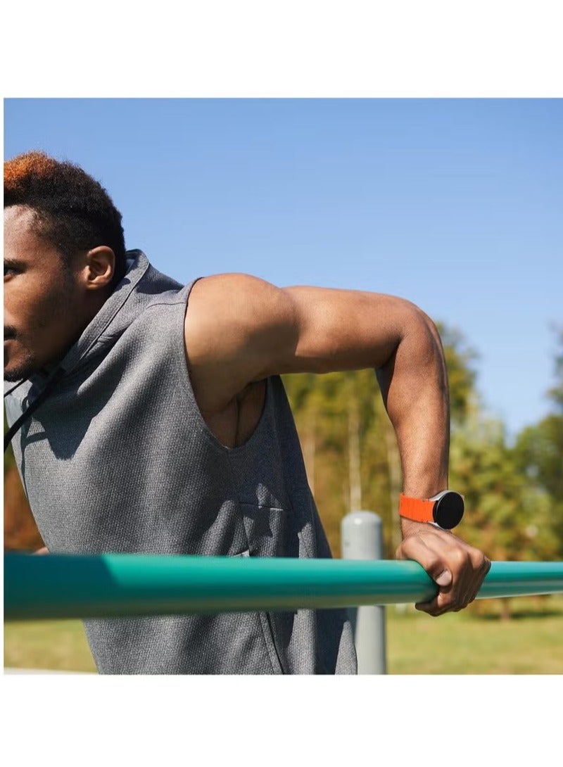 Silicone Watch Bands Compatible with Galaxy Watch 7 6 5 4 FE and Classic Models 20mm Soft Sport Strap for Men and Women - Image 4