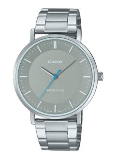 CASIO Casio Standard Analog Stainless Steel Grey Dial Quartz MTP-VT04D-8E Men's Watch 