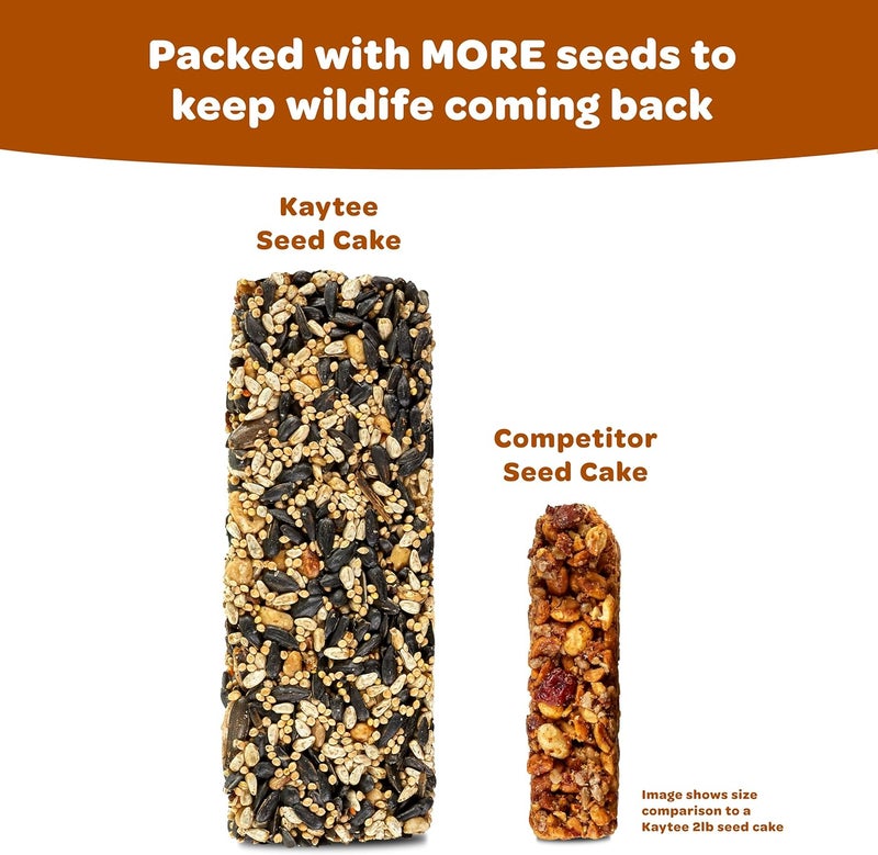 Kaytee Corn A Plenty Treat Seed Cake Food for Wild Squirrels, Chipmunks, Rabbits & Other Backyeard Wildlife, 2.5 Pounds - Image 5