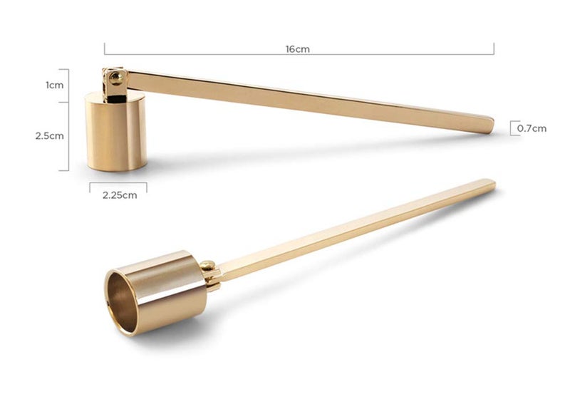AimtoHome Candle Snuffer  Candlesnuffers Wick Snuffer Candle Extinguisher Accessory For Putting Out Extinguish Candle Wicks Flame Safely  Black - Image 2