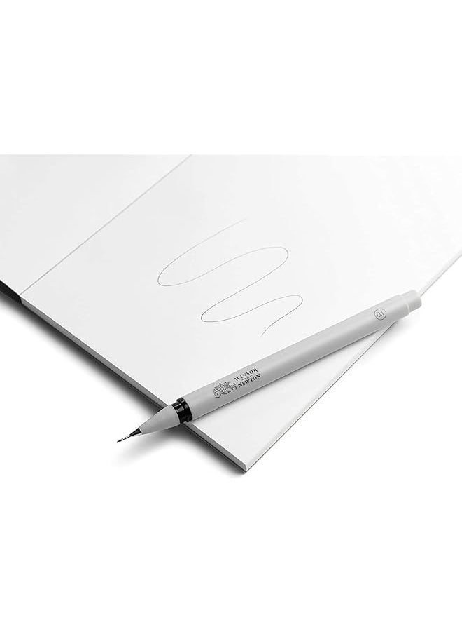 وينسور آند نيوتن - مجموعة أقلام Fineliner Fine Point ذات الرأس الرفيع 0.1 مم، مجموعة من 5 أقلام سوداء - Image 1