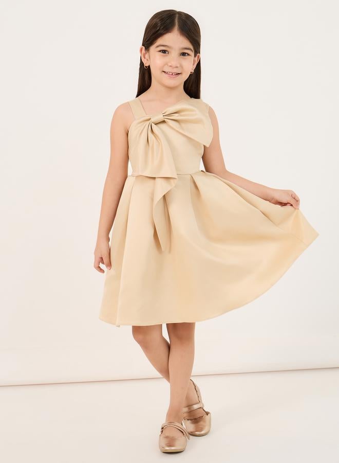 Styli Bow Front Party Dress  - Image 1