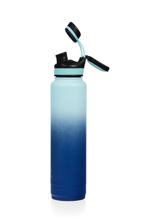 Manna Saratoga Double-wall Insulated Stainless Steel Bottle - 40 Oz - Sky Ombre - Image 3