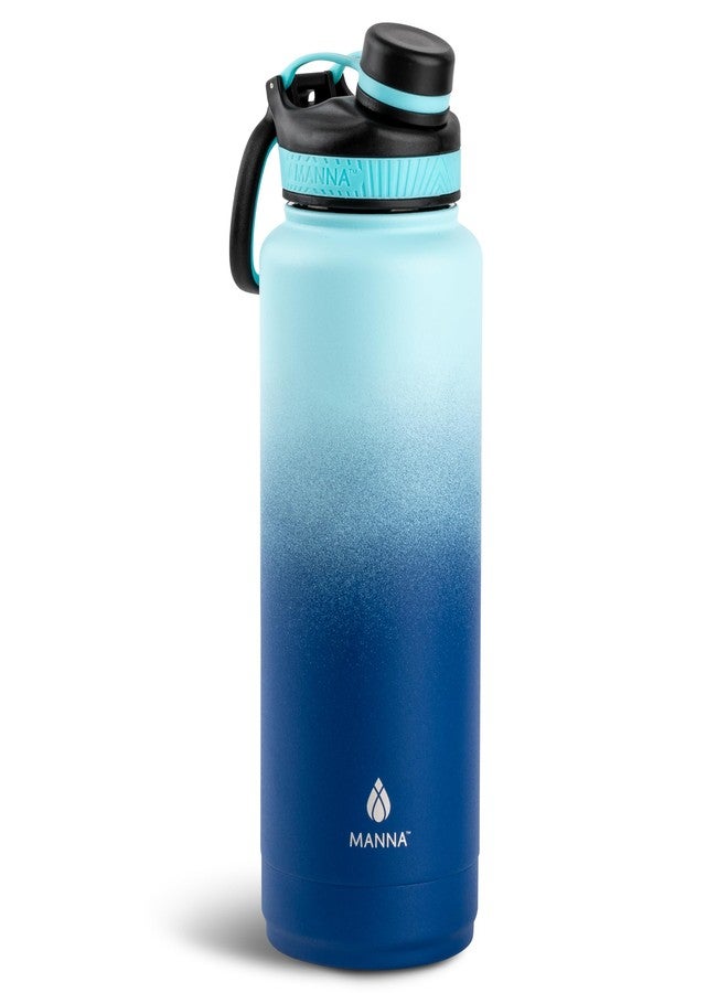 Manna Saratoga Double-wall Insulated Stainless Steel Bottle - 40 Oz - Sky Ombre - Image 1