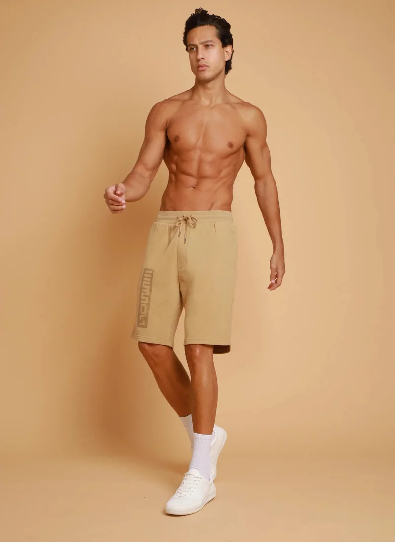 Esso5  Bristle Logo Shorts for Men | Best Price UAE