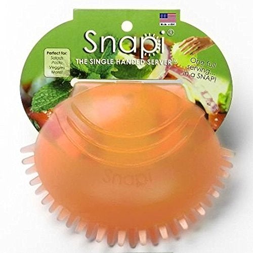 Snapi - The Single Handed Salad Server - Tangerine - Image 3