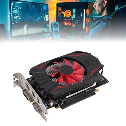Yoidesu GTX1050 Gaming Graphics Card, 2GB DDR5 128bit Computer Graphics Card 2560x1600, PCIE 2.0 X16 Desktop PC Graphics Video Card with Single Fans, Low Noise and Quiet Work - Image 4