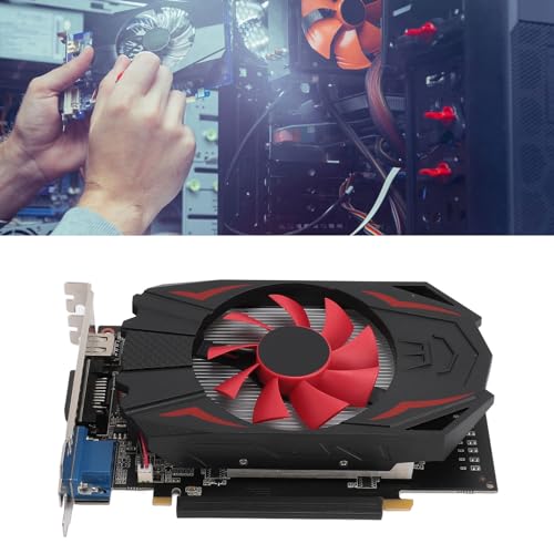 Yoidesu GTX1050 Gaming Graphics Card, 2GB DDR5 128bit Computer Graphics Card 2560x1600, PCIE 2.0 X16 Desktop PC Graphics Video Card with Single Fans, Low Noise and Quiet Work - Image 5