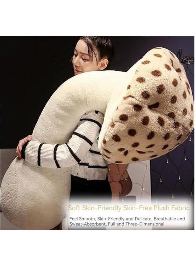Mushroom Body Pillow, Shaped Stuffed Long Pillow - Plush Birthday Gifts Choice Car Sofa Home Decoration (Black,Medium)  - Image 4