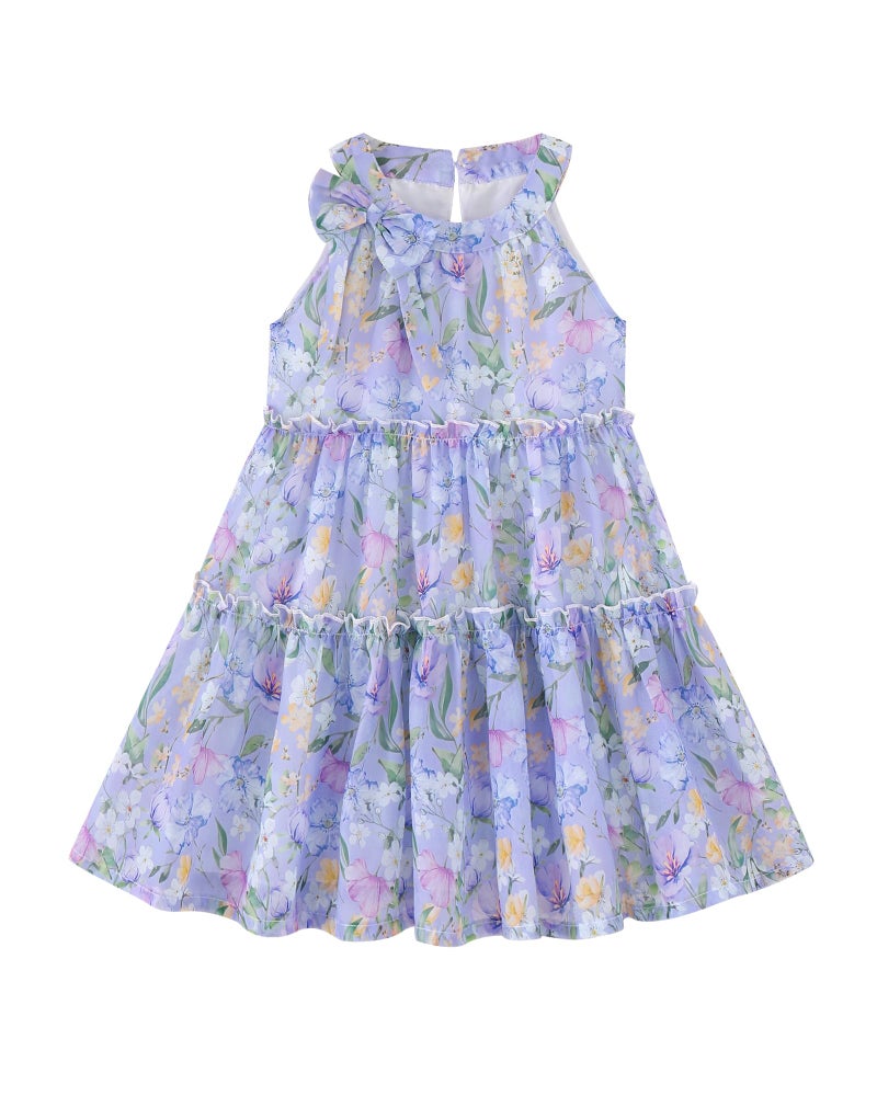 Saeaby Toddler Girl Tulle Dresses 4T 5T Girls Clothes Summer Purple Prom Dress Birthday Party Sundress Toddler Outfits Halter Dress for Girl 4 5 Year Old - Image 1