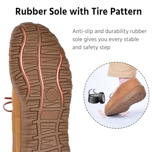 MIXIN Mens Slippers Indoor Outdoor Memory Foam House Shoes Anti-Slip Moccasins Slippers for Men - Image 5