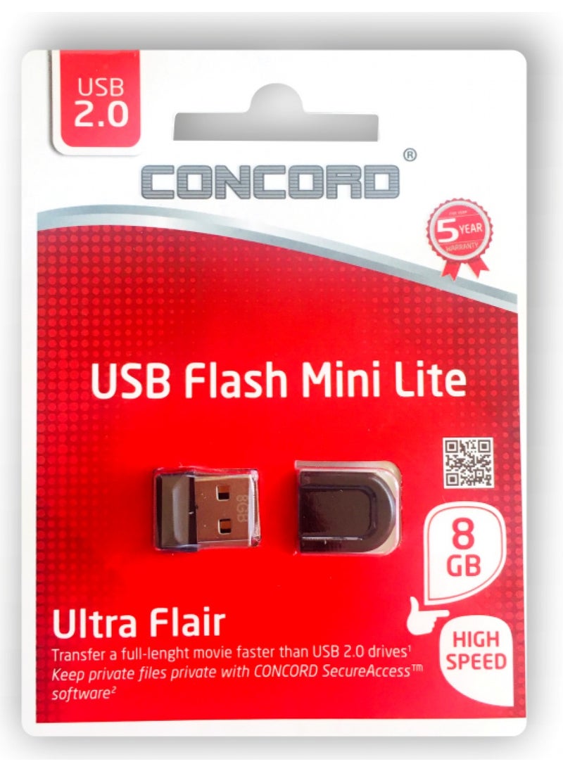 CONCORD 8 GB Mini Lite USB Flash Memory  - Image 3
