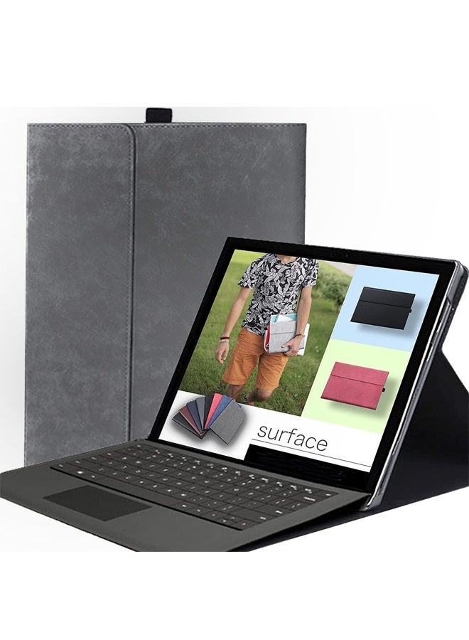 عام حافظة واقية متوافقة مع سطح برو 11 2024 13 بوصة اللوحي صدمات فوليو فليب غطاء وعرة غطاء الأعمال مع حامل قلم لسطح برو 11 - Image 1