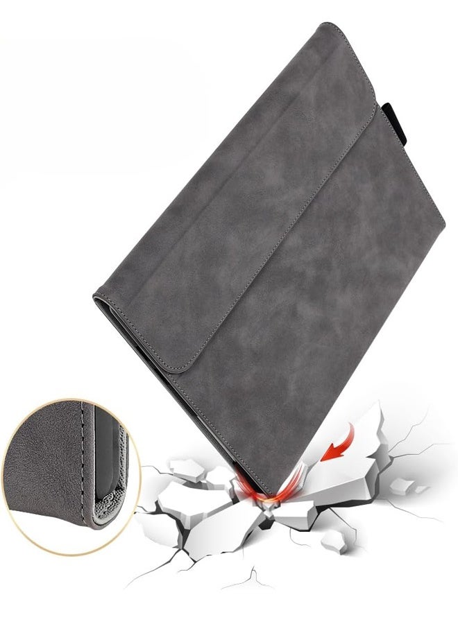 عام حافظة واقية متوافقة مع سطح برو 11 2024 13 بوصة اللوحي صدمات فوليو فليب غطاء وعرة غطاء الأعمال مع حامل قلم لسطح برو 11 - Image 4