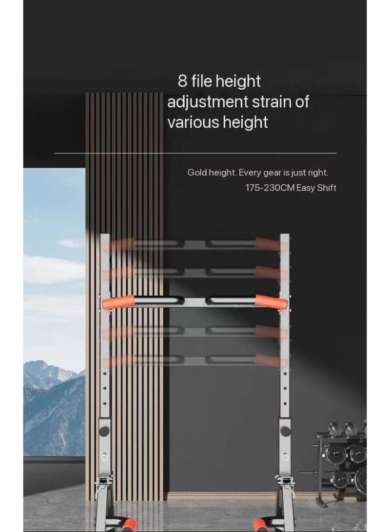 سولاكان برج تمرين قابل للطي، جهاز سحب وغطس متعدد الوظائف، ارتفاع قابل للتعديل، تصميم مثلثي قوي، مناسب للاستخدام المنزلي أو الخارجي - Image 4