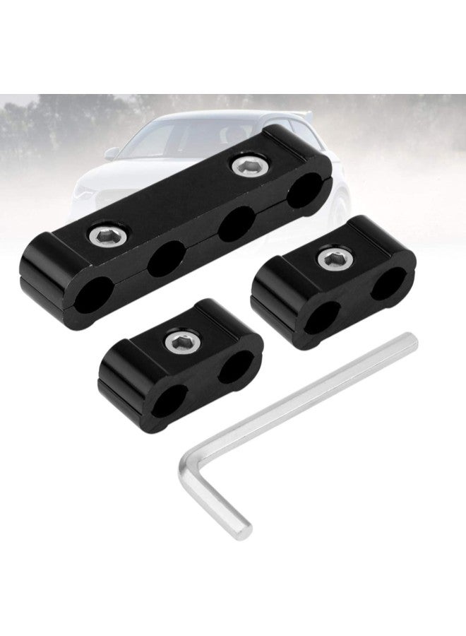 كلاراكو مجموعة فاصل أسلاك شمعات الإشعال 8 مم و9 مم و10 مم من سبائك الألومنيوم الأسود، فاصل أسلاك شمعات الإشعال، مقسم أسلاك المحرك (12 قطعة) - Image 4