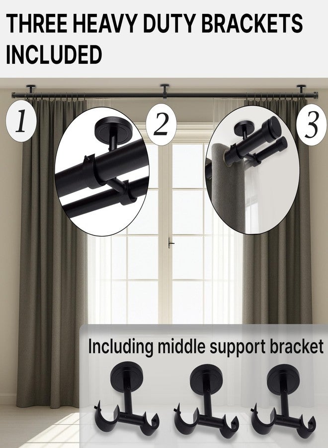 A Key Tech Double ceiling rod (Black, 48-84") - Image 4