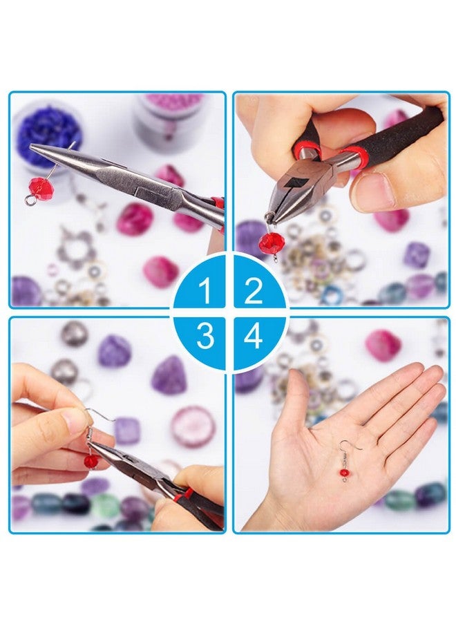 باكسكو مجموعة مستلزمات صناعة المجوهرات، أدوات إصلاح المجوهرات مع ملحقات كماشة المجوهرات ونتائج أسلاك الديكور للبالغين والمبتدئين - Image 4