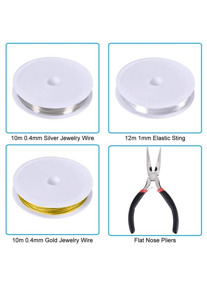 باكسكو مجموعة مستلزمات صناعة المجوهرات، أدوات إصلاح المجوهرات مع ملحقات كماشة المجوهرات ونتائج أسلاك الديكور للبالغين والمبتدئين - Image 3