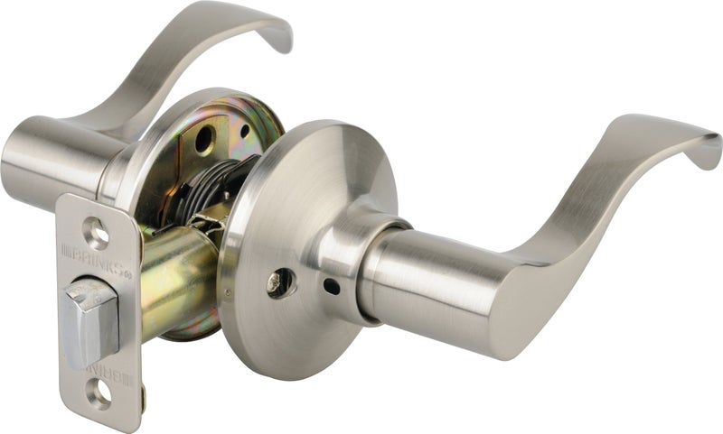 BRINKS - Wave Non-Locking Interior Door Handle, Satin Nickel - Blends Seamlessly with Interior Décor and has Durable and Reliable Construction - Image 5