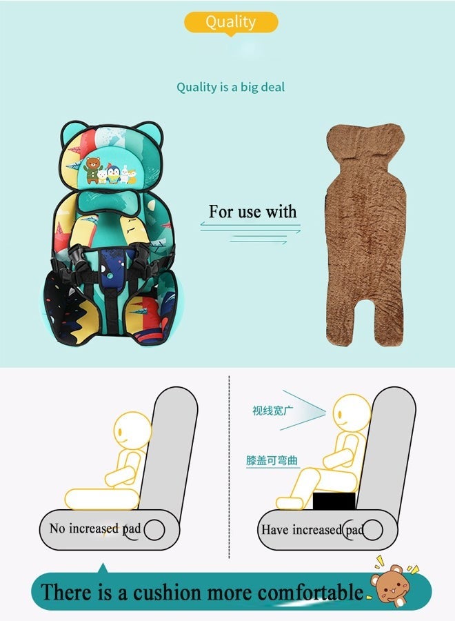 Auto Portable Foldable Kids Car Seat Seat With Belt, 0 - 12 Years  - Image 2