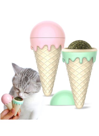Rotatable Catnip Balls for Cats - Edible Dental Chew Toys for Kittens, Promoting Teeth Cleaning and Healthy Licking, Safe Wall Treats for Your Feline Friends. - pzsku/Z01B99E88108403BFC18AZ/45/_/1723086588/f342491b-39dd-4674-baec-100aa81dc704
