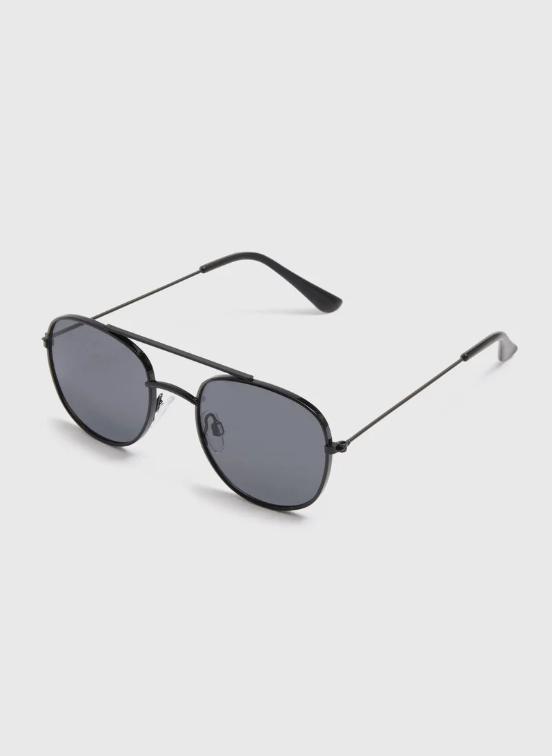 Matalan Boys Black Aviator Sunglasses